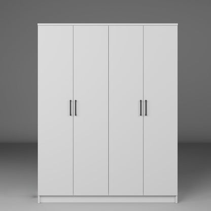 Ντουλάπα 140x180x51.8 εκ Λευκό 350MWD1139