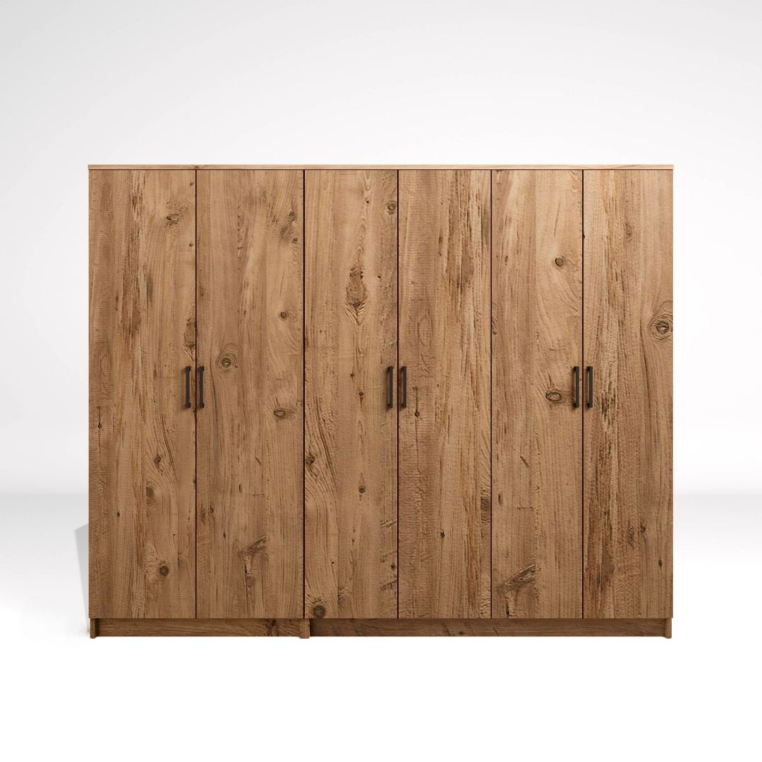 Ντουλάπα 220x180x51.8 εκ Πεύκο Atlantic 350MWD1150