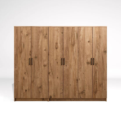 Ντουλάπα 220x180x51.8 εκ Πεύκο Atlantic 350MWD1150