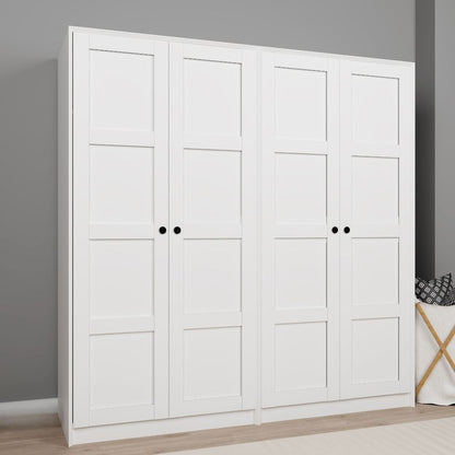 Ντουλάπα 188x190x60 εκ Λευκό 350MWD1154