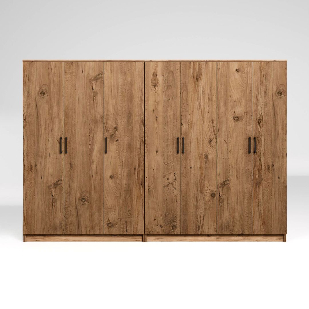 Ντουλάπα 280x180x51.8 εκ Πεύκο Atlantic 350MWD1159