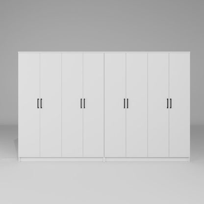 Ντουλάπα 280x180x51.8 εκ Λευκό 350MWD1161