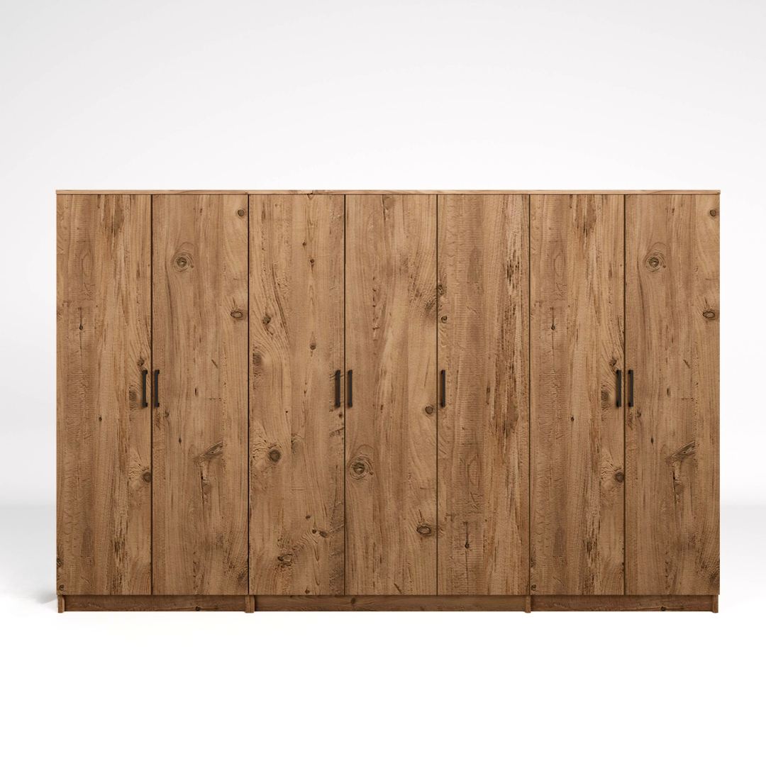 Ντουλάπα 280x180x51.8 εκ Πεύκο Atlantic 350MWD1162