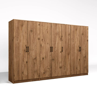 Ντουλάπα 280x180x51.8 εκ Πεύκο Atlantic 350MWD1162