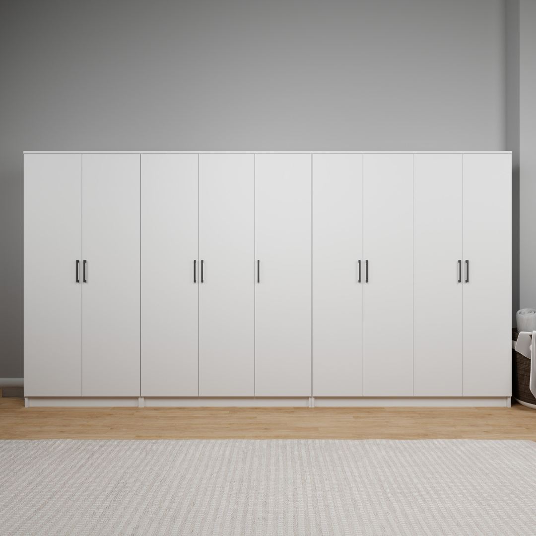 Ντουλάπα 340x180x51.8 εκ Λευκό 350MWD1166