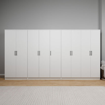 Ντουλάπα 340x180x51.8 εκ Λευκό 350MWD1166