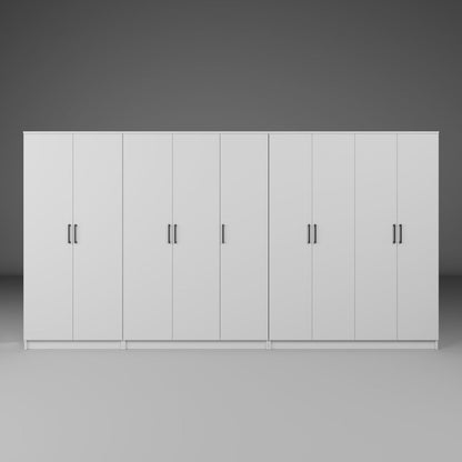 Ντουλάπα 340x180x51.8 εκ Λευκό 350MWD1166