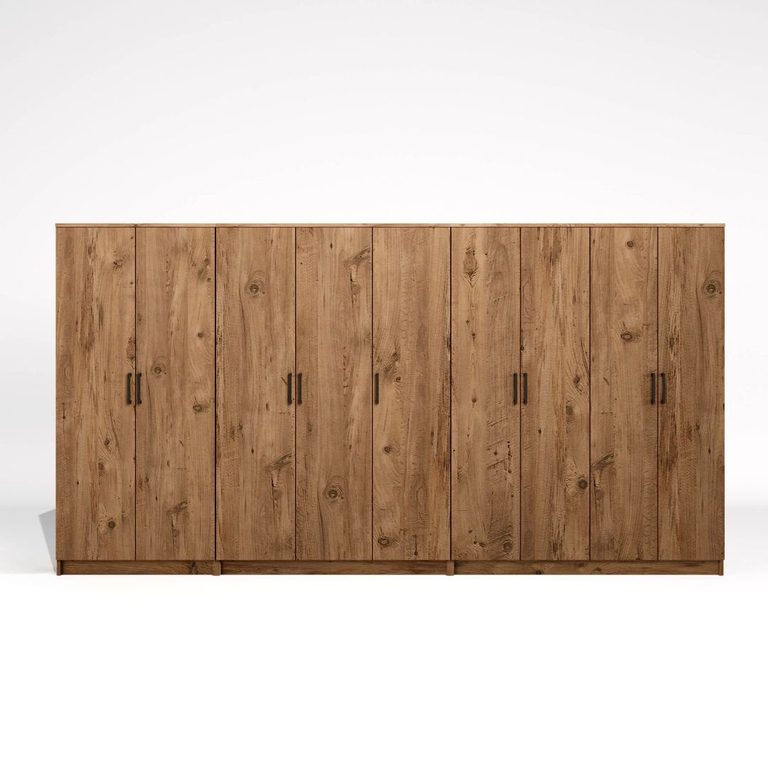 Ντουλάπα 340x180x51.8 εκ Πεύκο Atlantic 350MWD1167