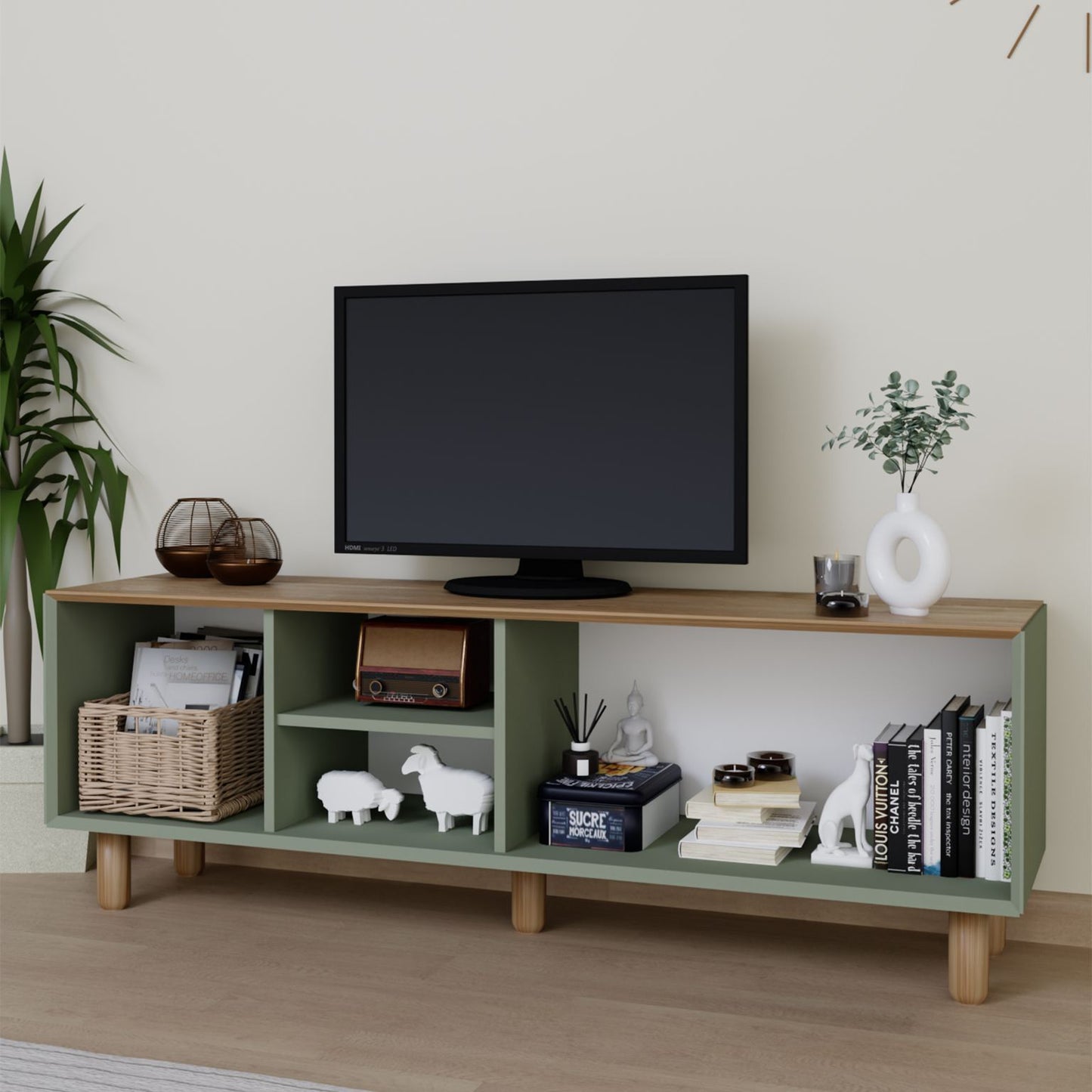 Έπιπλο Τηλεόρασης TV Βάση Σύνθεση Green | 350MWD1704