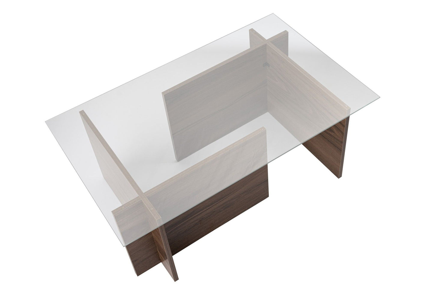 Τραπεζάκι Σαλονιού Venezia Καρυδί 105 x 65 x 40 εκ GR353NRD1101