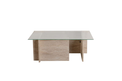 Τραπεζάκι Σαλονιού Travertine 105 x 65 x 40 εκ GR353NRD1102