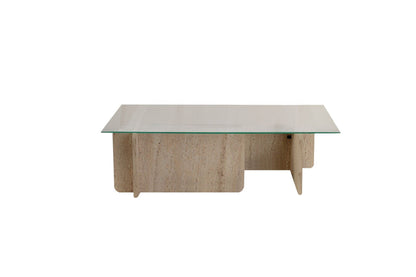 Τραπεζάκι Σαλονιού Travertine 105 x 65 x 30 εκ GR353NRD1110