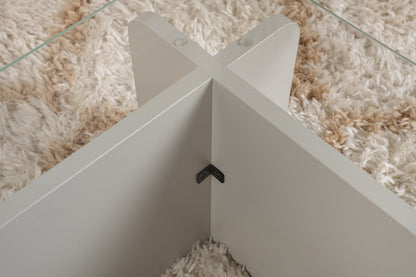 Τραπεζάκι Σαλονιού Γκρι 105 x 65 x 30 εκ GR353NRD1114