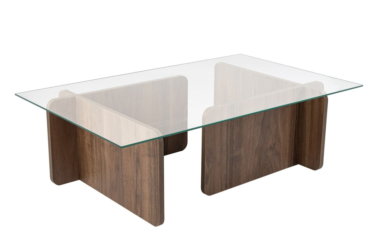 Τραπεζάκι Σαλονιού Venezia Καρυδί 105 x 65 x 30 εκ GR353NRD1117