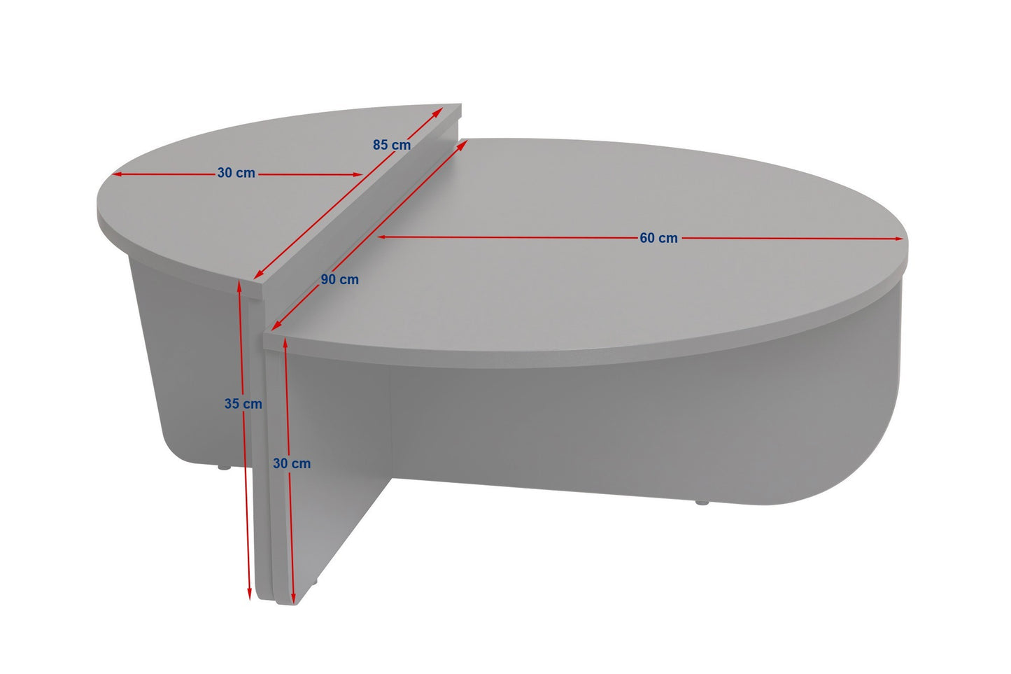 Τραπεζάκι Σαλονιού Ash Πράσινο - Ψαμμίτης 90 x 60 x 30 εκ GR353NRD1118