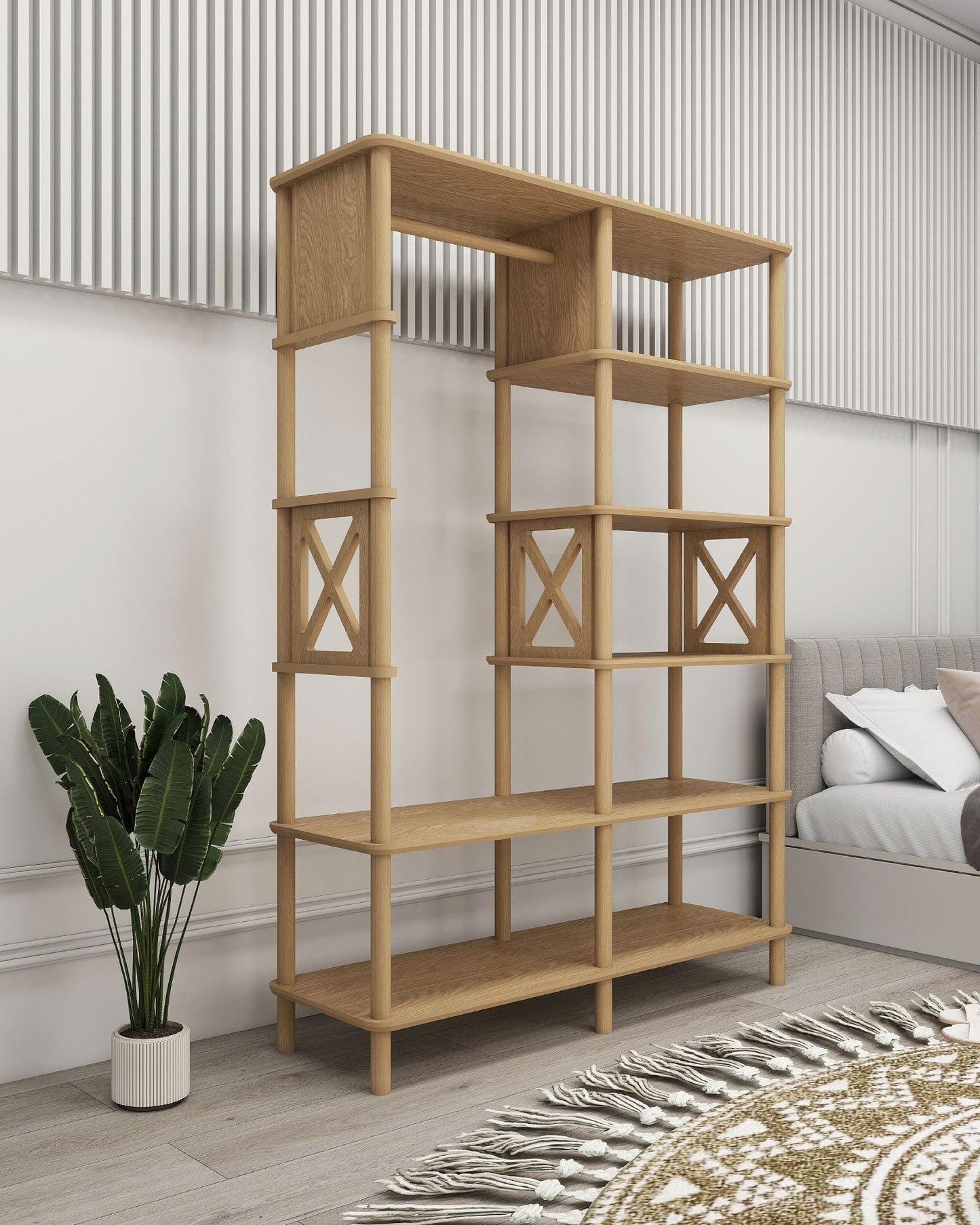 Ντουλάπα 120x175x38 εκ Δρυς 362JRT1501