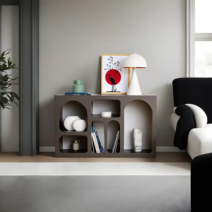 Κονσόλα Εισόδου Υπνοδωματίου 120x74x37 εκ Μπουφές Ραφιέρα Νησιώτικο Στυλ σε 2 Χρωματισμούς 125GLN1220