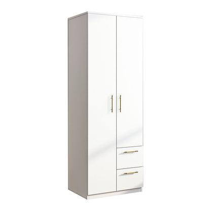 Ντουλάπα 60x171.8x45 εκ Λευκό 382NRC1162