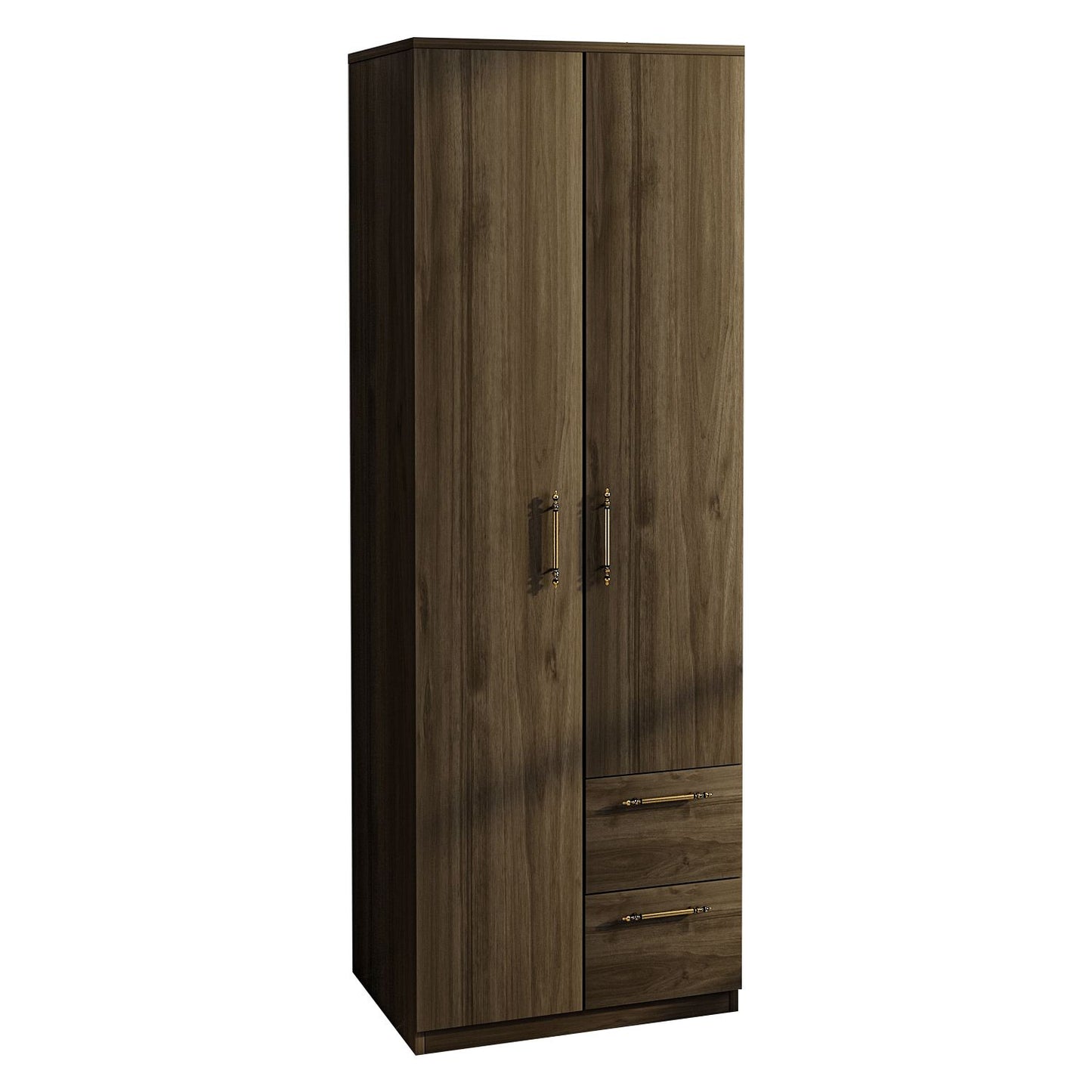 Ντουλάπα 60x171.8x45 εκ Καρυδί 382NRC1163