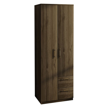 Ντουλάπα 60x171.8x45 εκ Καρυδί 382NRC1163