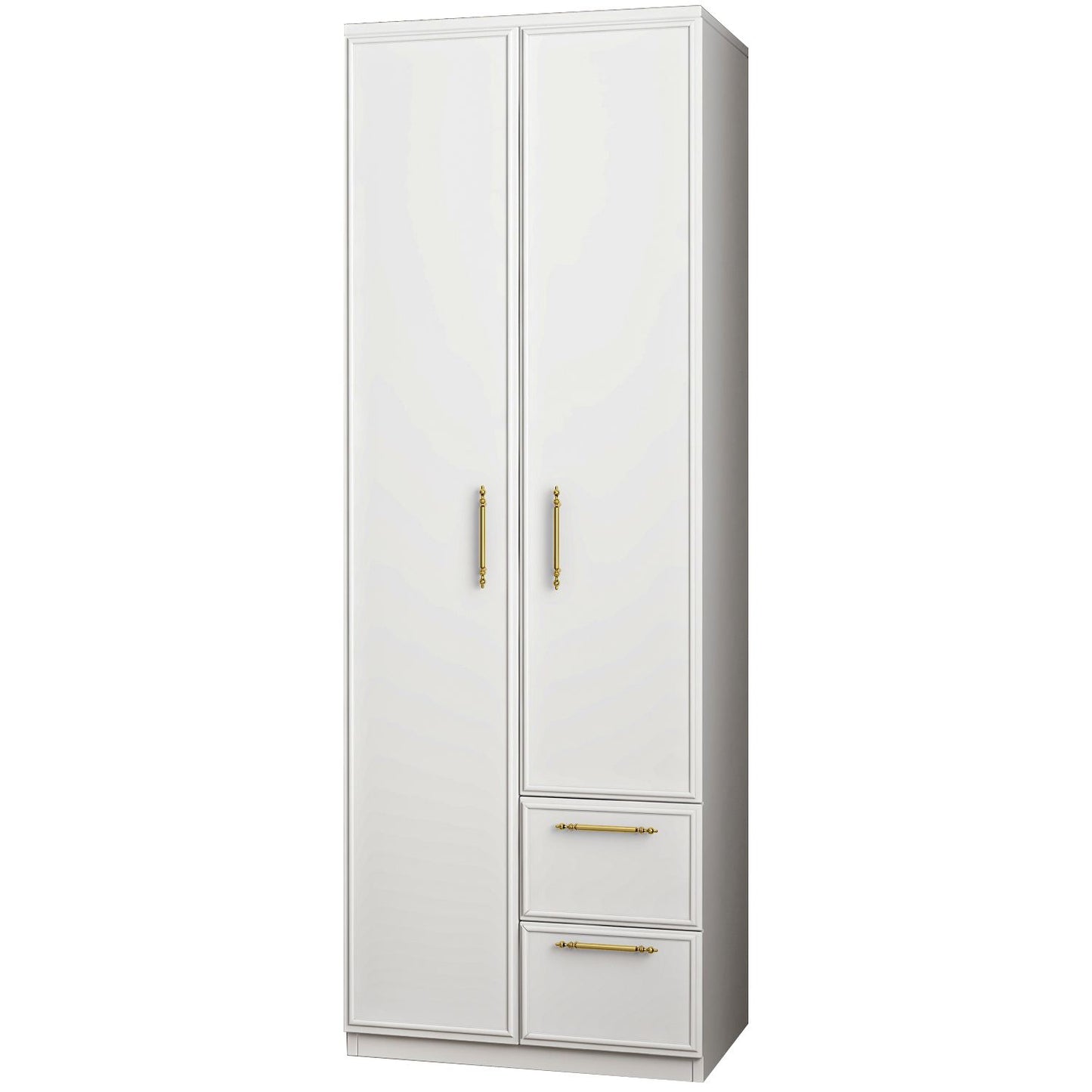 Ντουλάπα 60x171.8x45 εκ Λευκό 382NRC1164