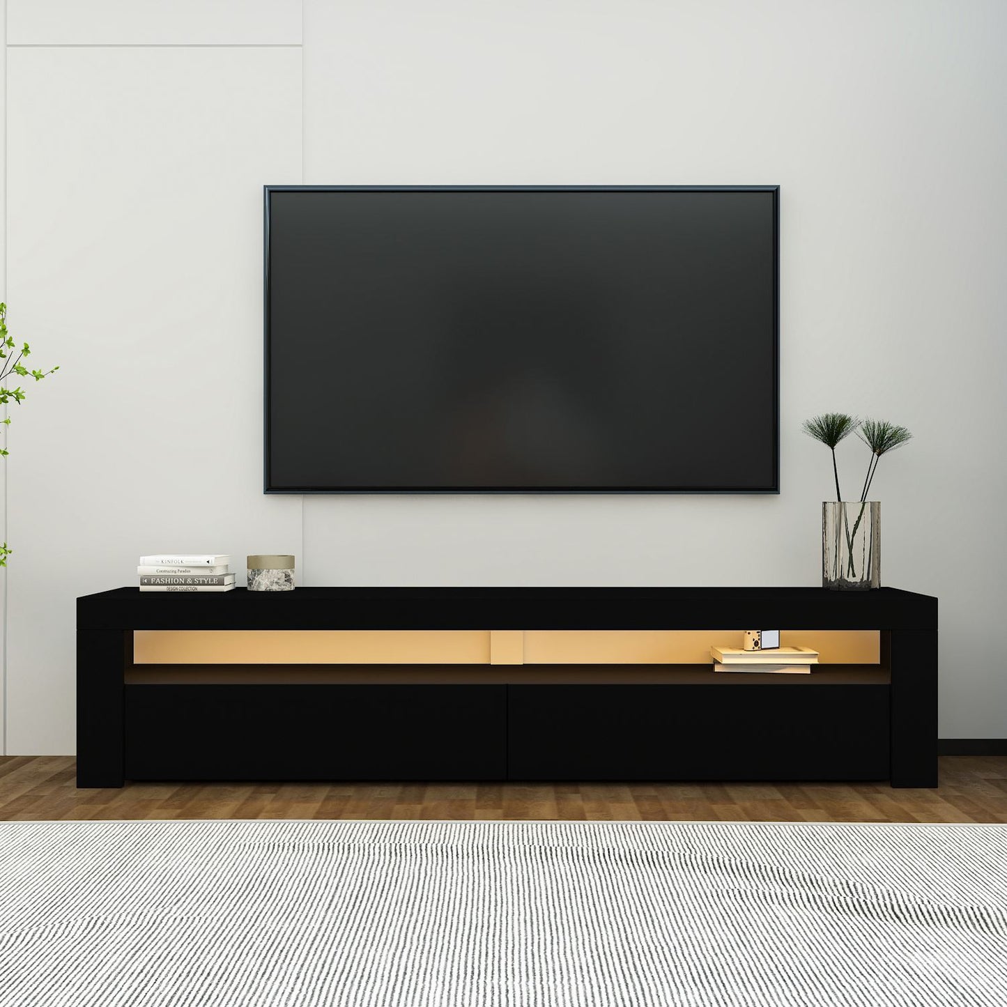 Έπιπλο Τηλεόρασης TV Βάση Σύνθεση Μαύρο | 382NRC1170