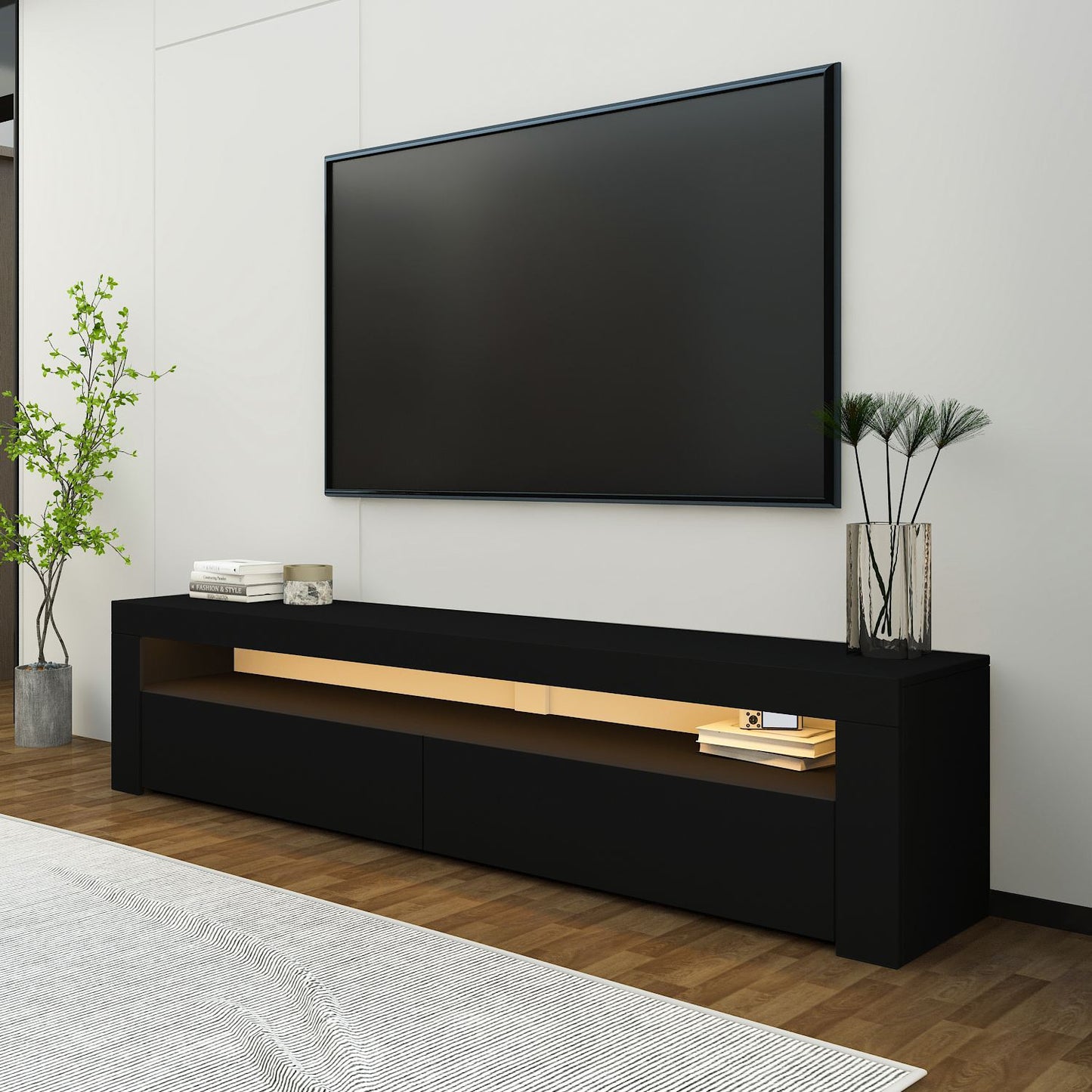 Έπιπλο Τηλεόρασης TV Βάση Σύνθεση Μαύρο | 382NRC1170