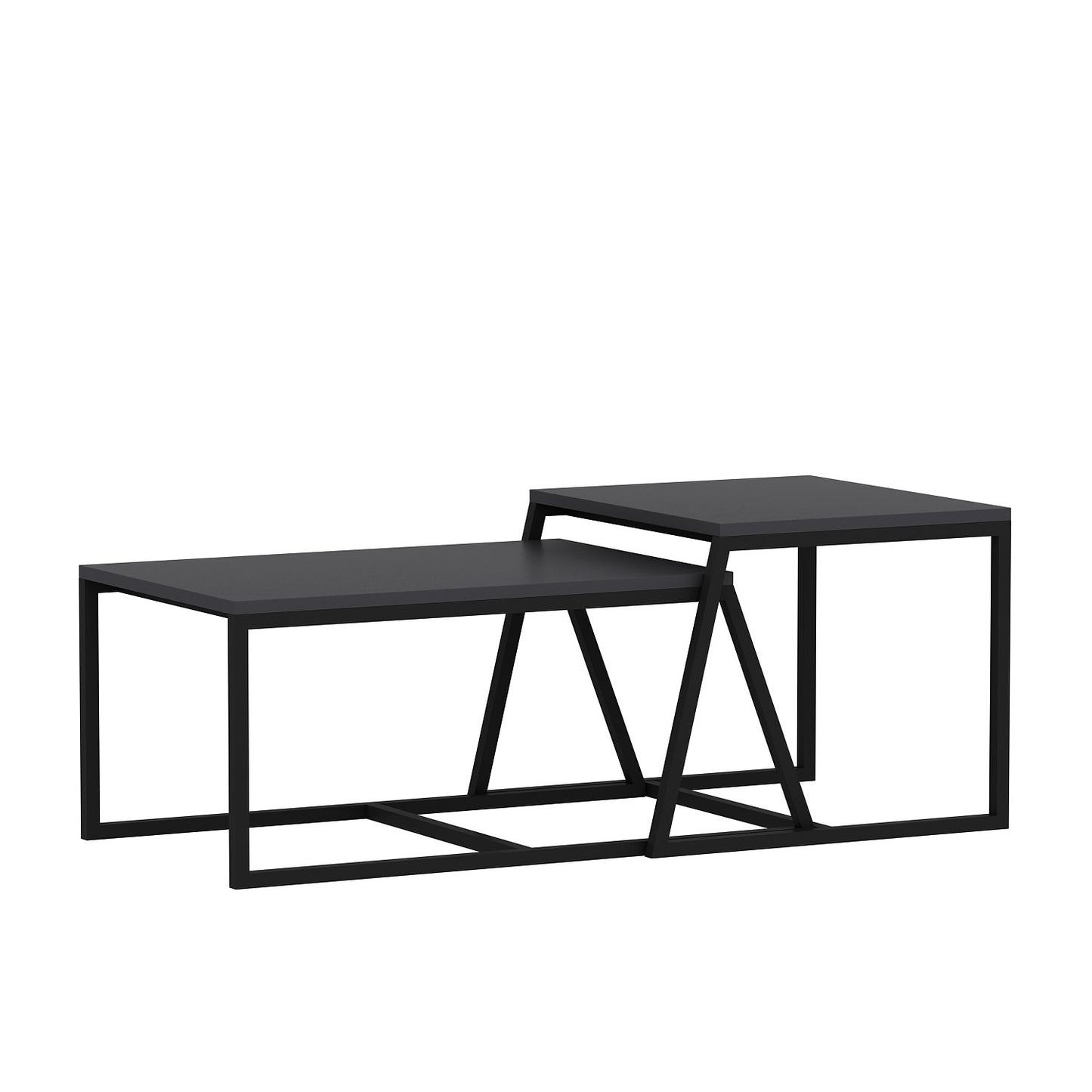 Τραπεζάκι Σαλονιού Ανθρακί 75 x 50 x 38 εκ GR382NRC1203