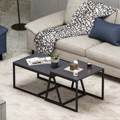 Τραπεζάκι Σαλονιού Ανθρακί 75 x 50 x 38 εκ GR382NRC1203