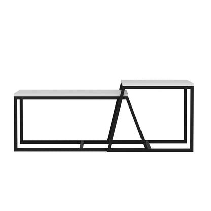 Τραπεζάκι Σαλονιού Λευκό 75 x 50 x 38 εκ GR382NRC1204