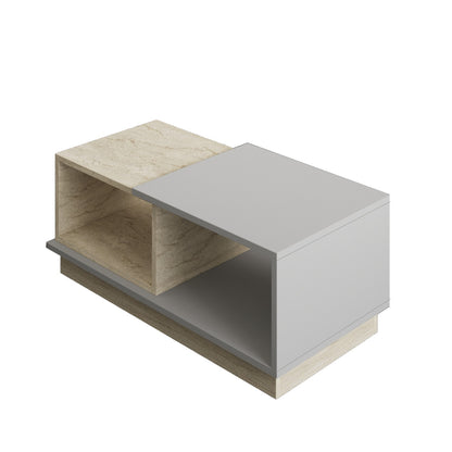 Τραπεζάκι Σαλονιού Travertine - Γκρι 90 x 45 x 36 εκ GR382NRC1214