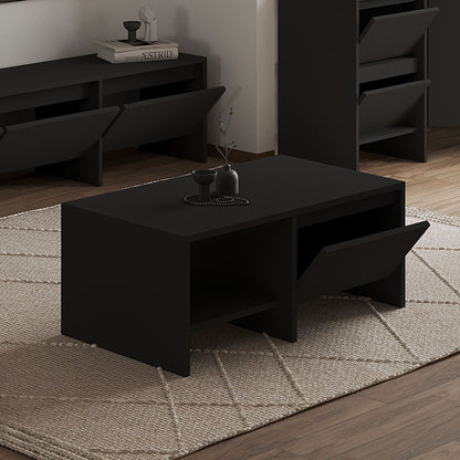 Τραπεζάκι Σαλονιού Μαύρο 90 x 45 x 35 εκ GR382NRC1225