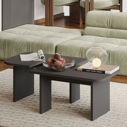 Τραπεζάκι Σαλονιού Set Ανθρακί 90 x 45 x 35 εκ GR382NRC1238