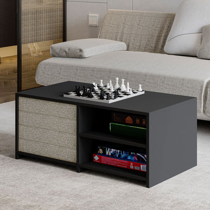 Τραπεζάκι Σαλονιού Set Ανθρακί 90 x 45 x 44,1 εκ GR382NRC1246