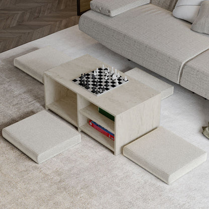 Τραπεζάκι Σαλονιού Set Travertine 90 x 45 x 44,1 εκ GR382NRC1249