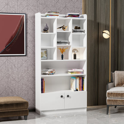 Βιβλιοθήκη 90 × 30 × 180 εκ. Λευκό GR382NRC1303