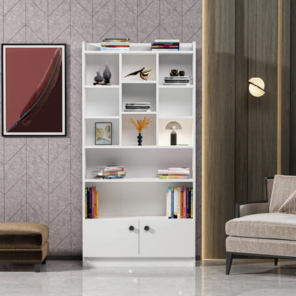 Βιβλιοθήκη 90 × 30 × 180 εκ. Λευκό GR382NRC1303
