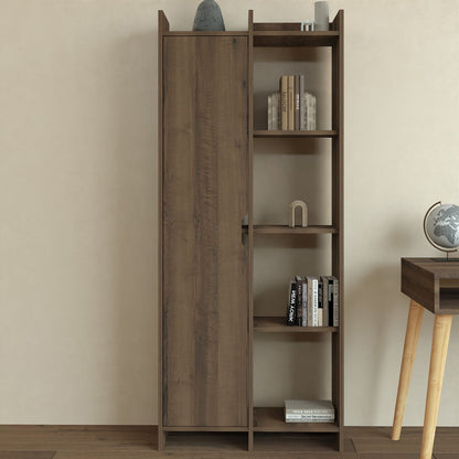 Βιβλιοθήκη 70 × 30 × 180 εκ. Antique Καρυδί GR382NRC1309