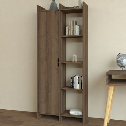 Βιβλιοθήκη 70 × 30 × 180 εκ. Antique Καρυδί GR382NRC1309