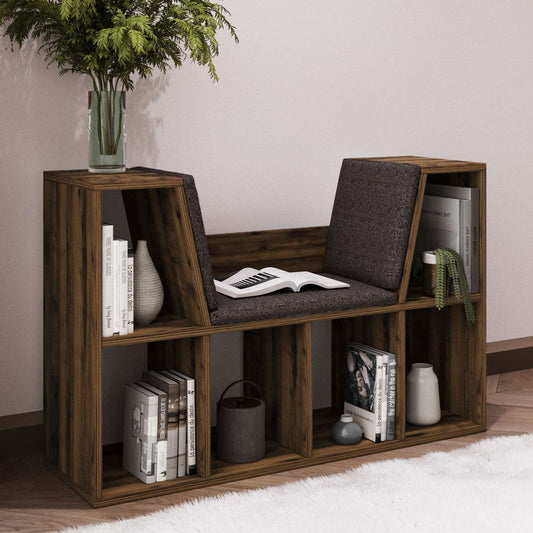 Βιβλιοθήκη 103 × 30 × 63 εκ. Καρυδί GR382NRC1317