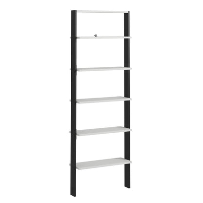 Βιβλιοθήκη 61 × 25 × 180 εκ. Ανθρακί Λευκό GR382NRC1319