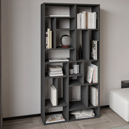 Βιβλιοθήκη 90 × 30 × 180 εκ. Ανθρακί GR382NRC1321