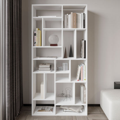 Βιβλιοθήκη 90 × 30 × 180 εκ. Λευκό GR382NRC1322