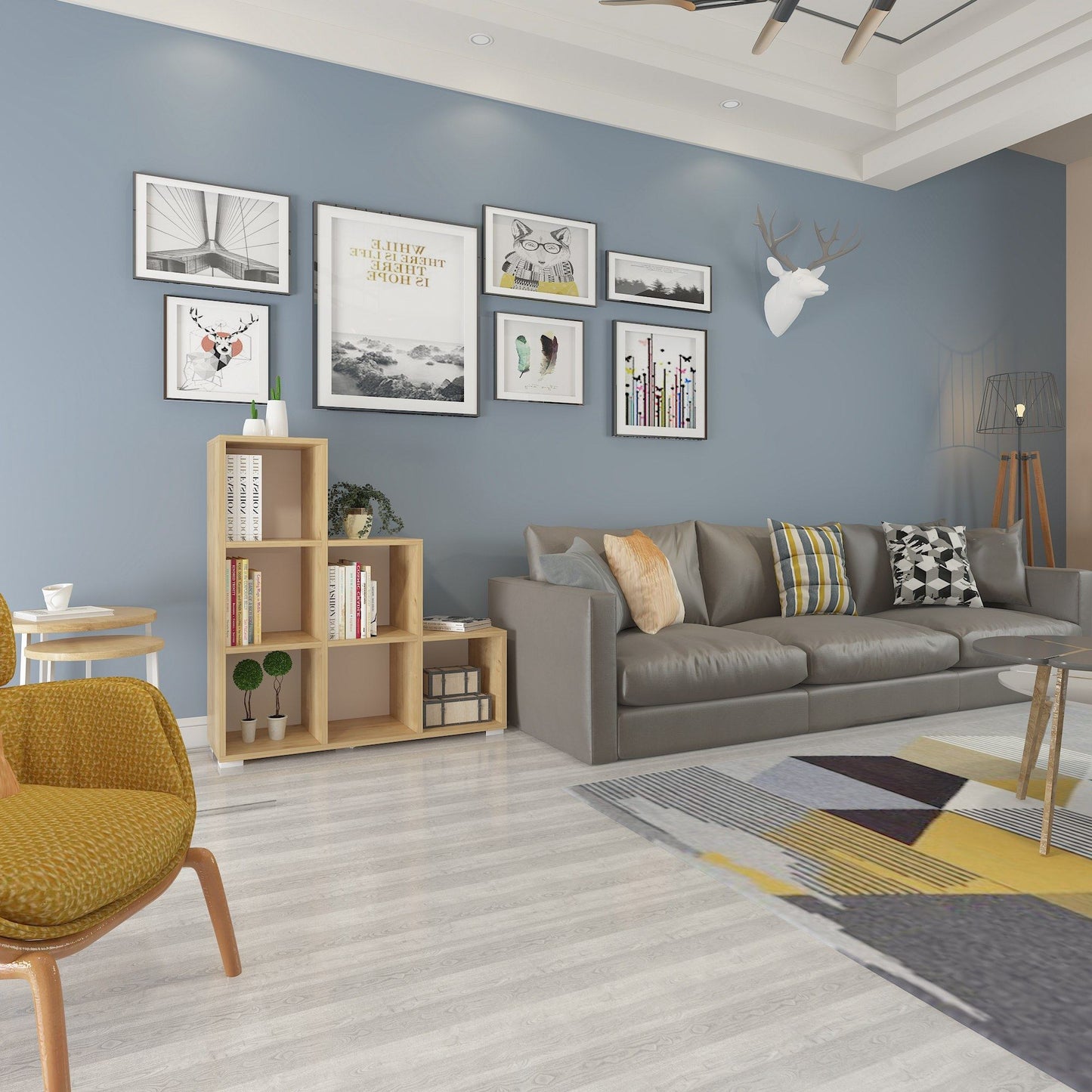 Βιβλιοθήκη 90 × 29,6 × 96,6 εκ. Sapphire GR382NRC1516