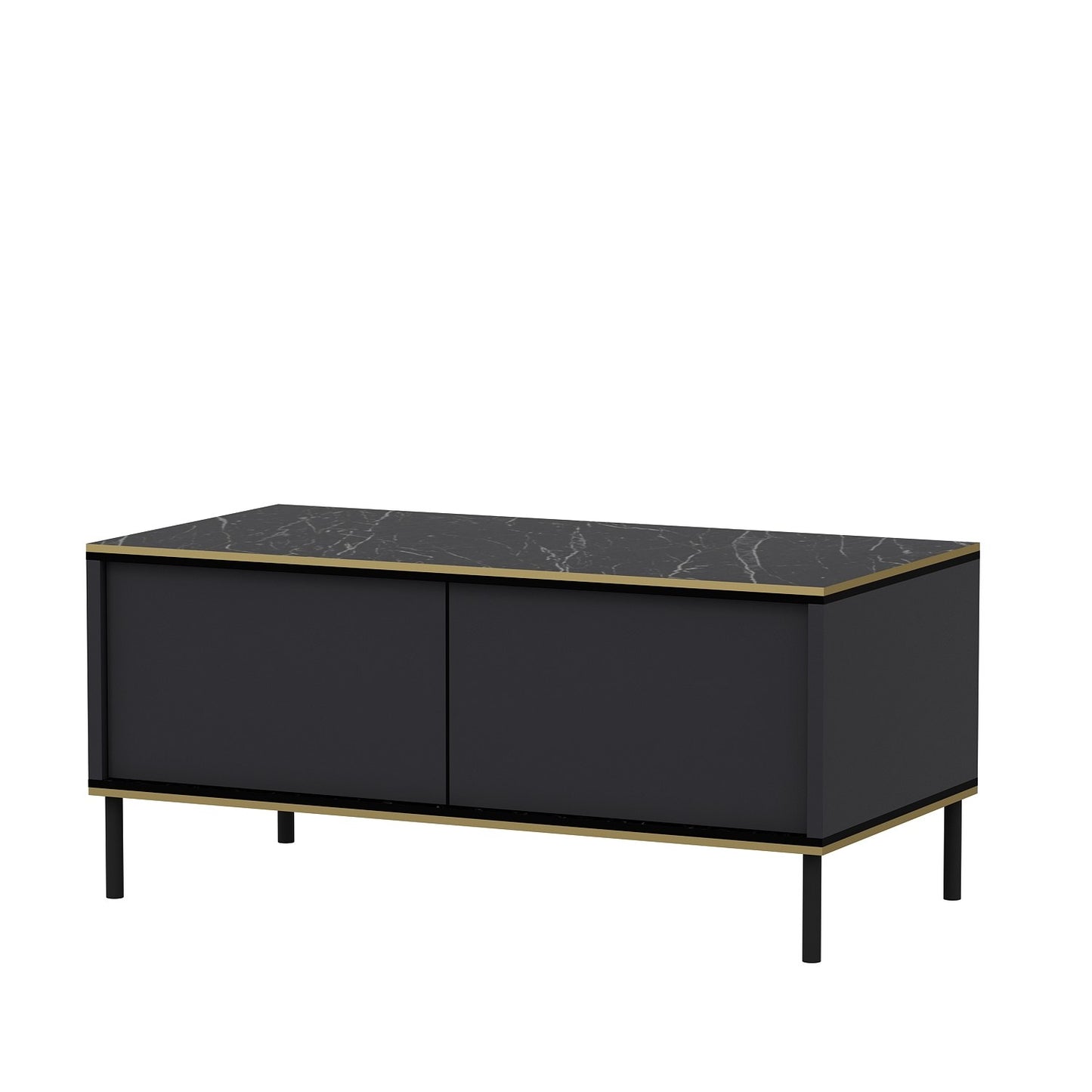 Τραπεζάκι Σαλονιού Ανθρακί 90 x 45 x 40 εκ GR382NRC1524