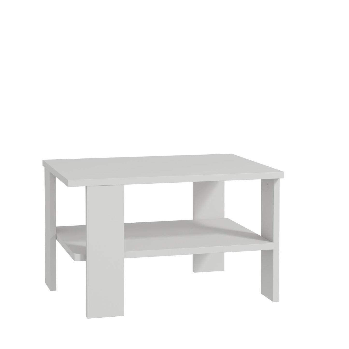 Τραπεζάκι Σαλονιού Λευκό 60 x 45 x 37 εκ GR382NRC1536