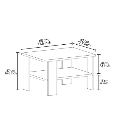 Τραπεζάκι Σαλονιού Αντικέ Καρυδί 60 x 45 x 37 εκ GR382NRC1537