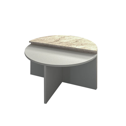 Τραπεζάκι Σαλονιού Γκρι - Travertine 70 x 38 x 51,8 εκ GR382NRC1544