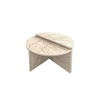 Τραπεζάκι Σαλονιού Travertine 70 x 38 x 51,8 εκ GR382NRC1546