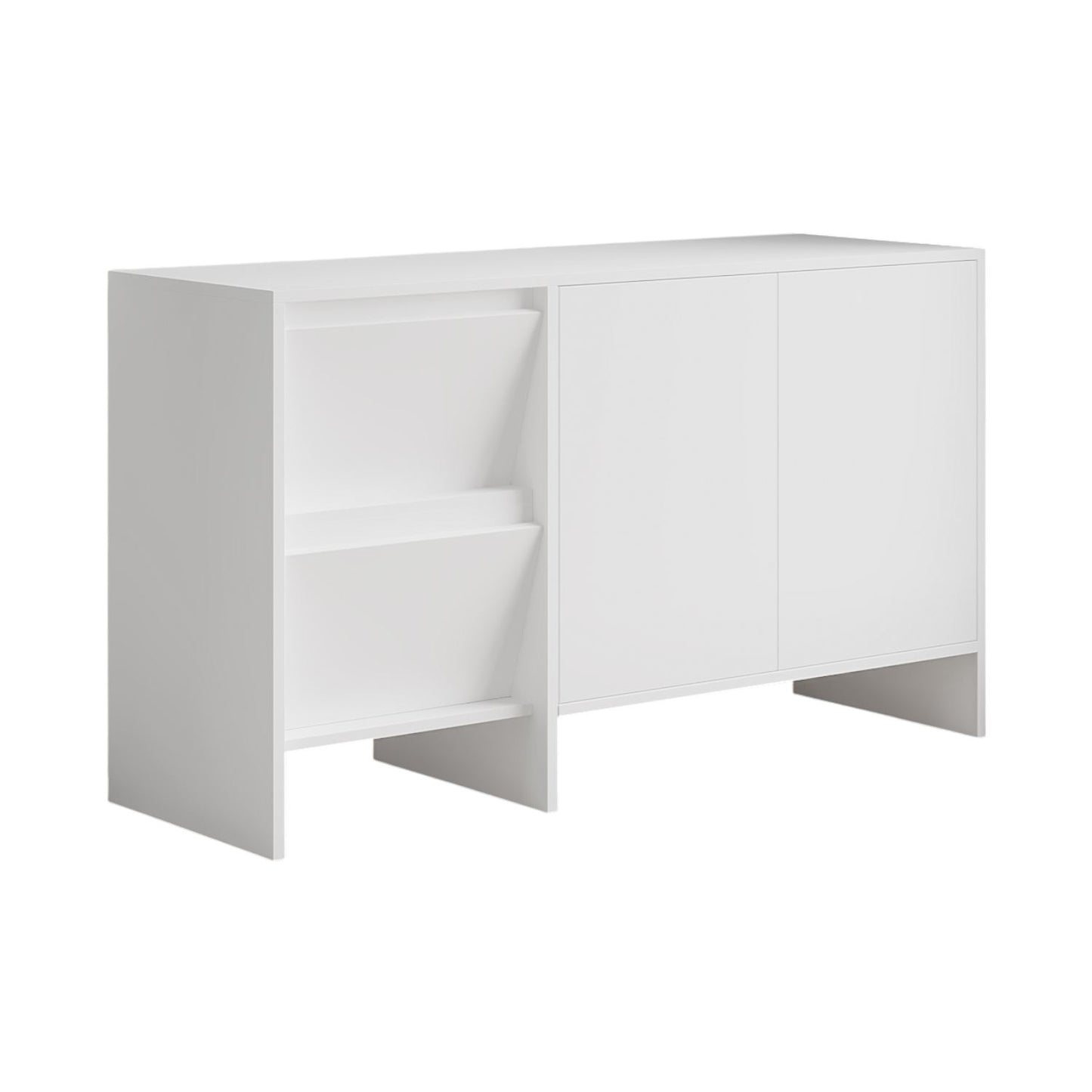 Μπουφές Λευκό 130x44x81,8cm | 382NRC1613